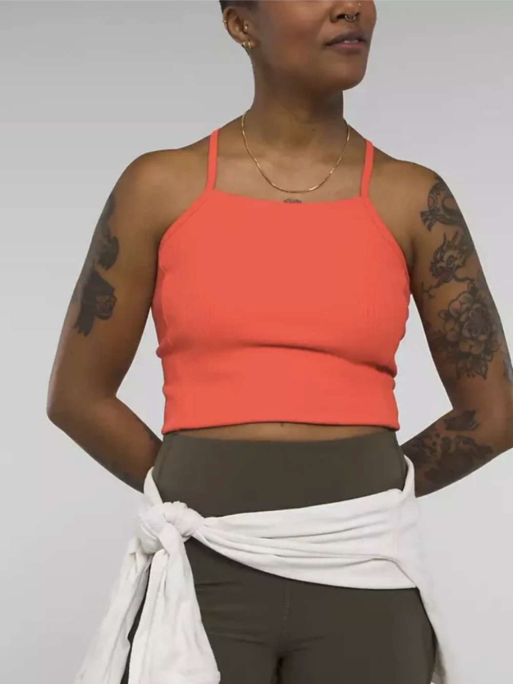 The north face ribbed active top